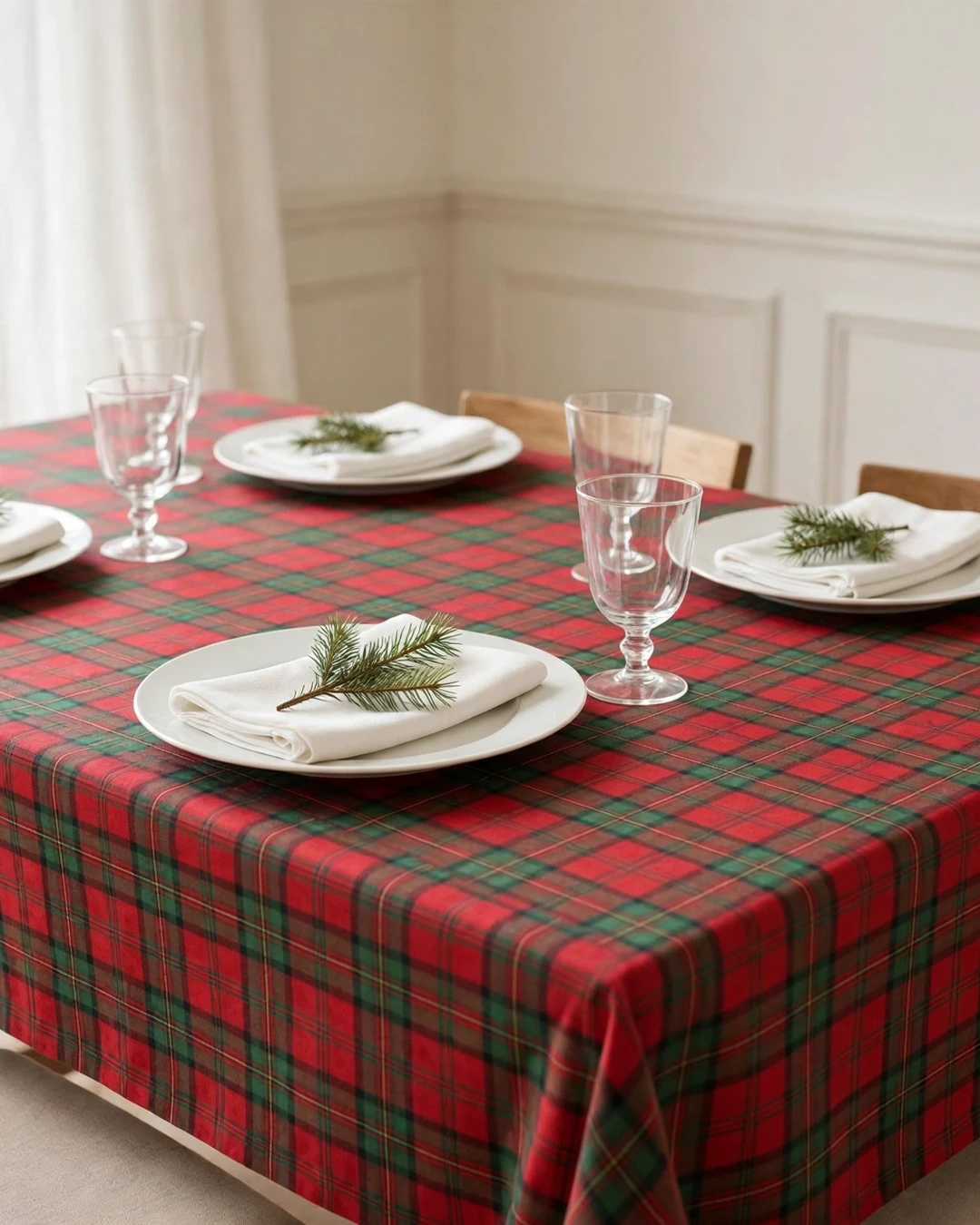 Plaid Tablecloth Base