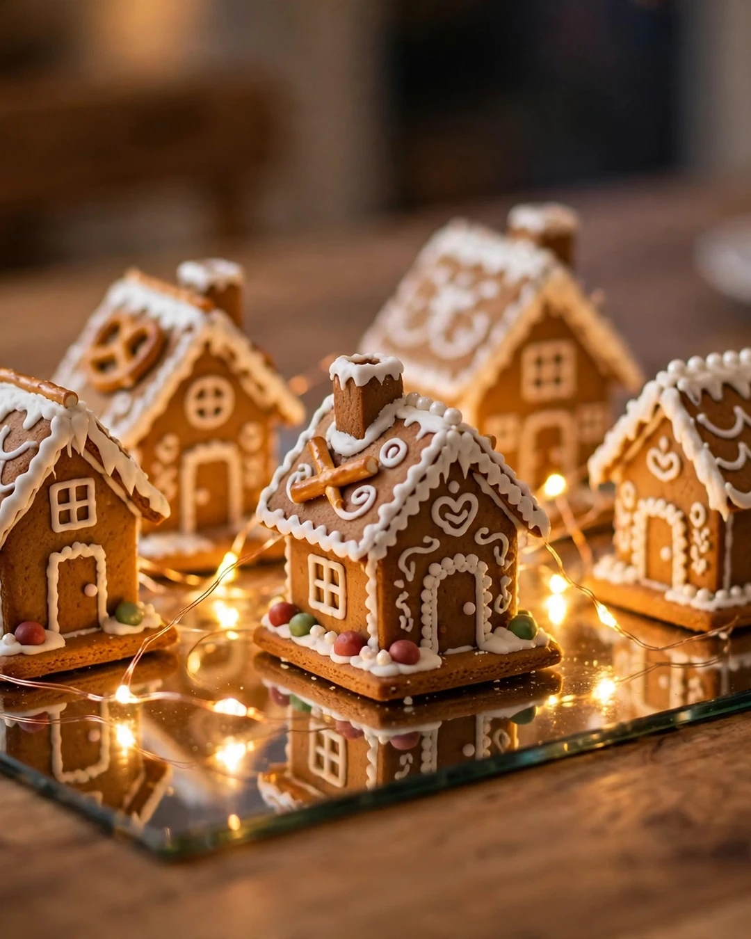 Gingerbread Village Centerpiece