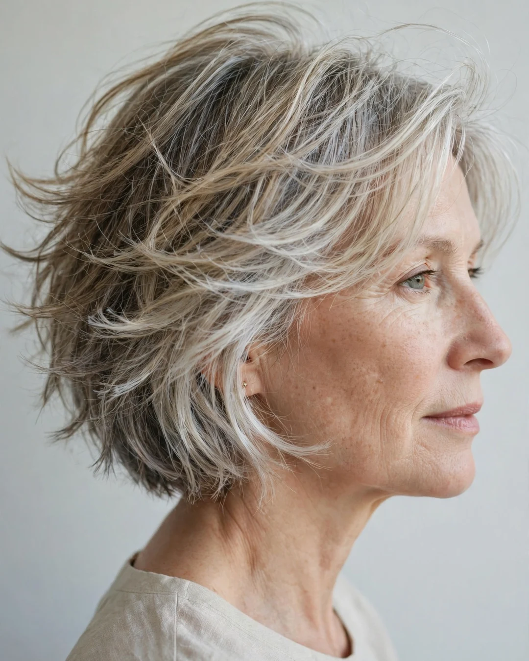 Airy Feathered Bob