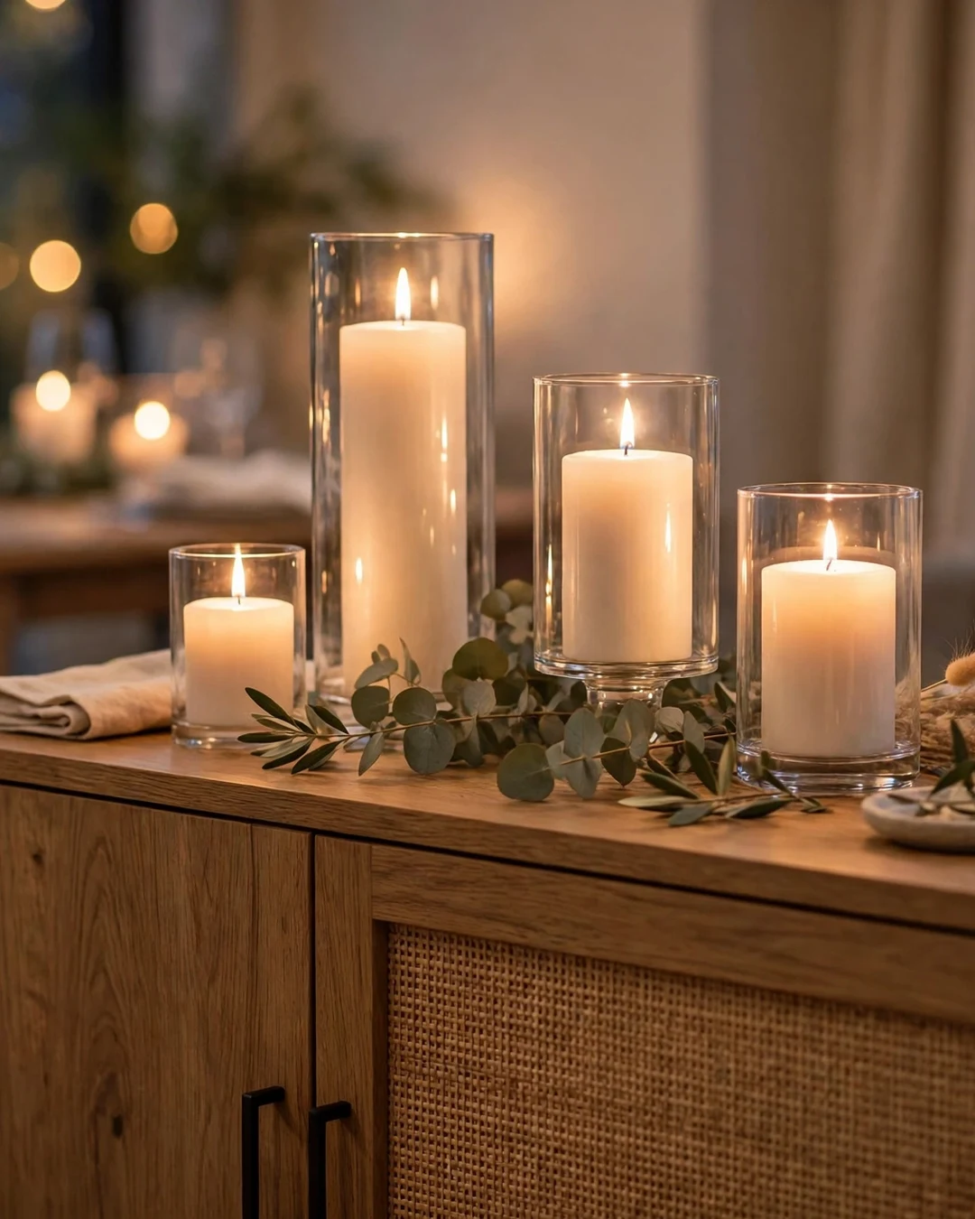 Cluster Candles at Different Heights