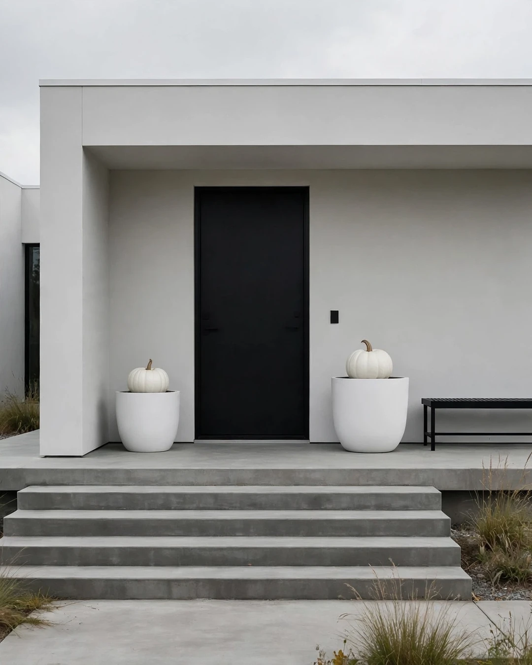 Go Minimal With a Modern Black-and-White Porch