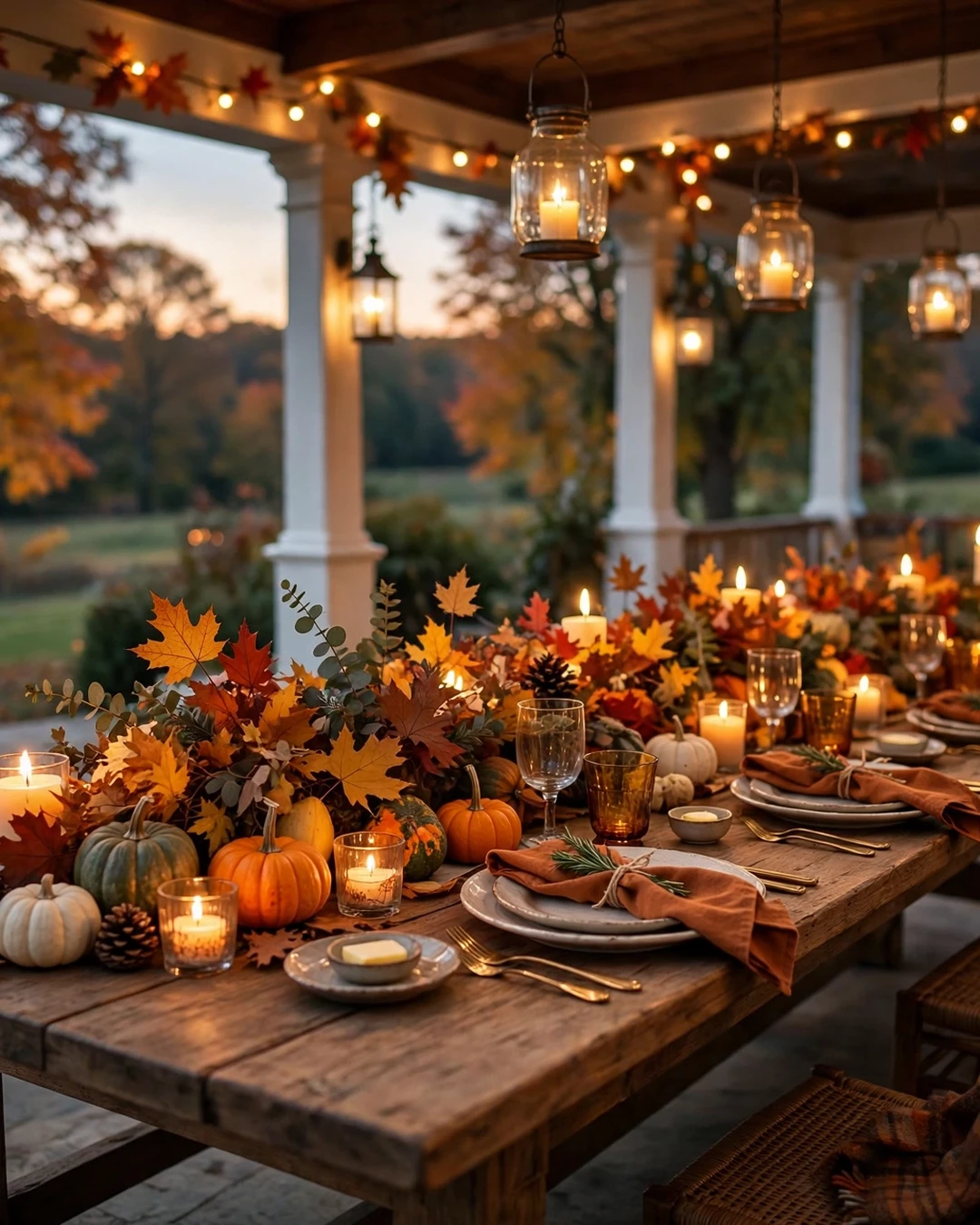 Set a Harvest Table for Thanksgiving Guests