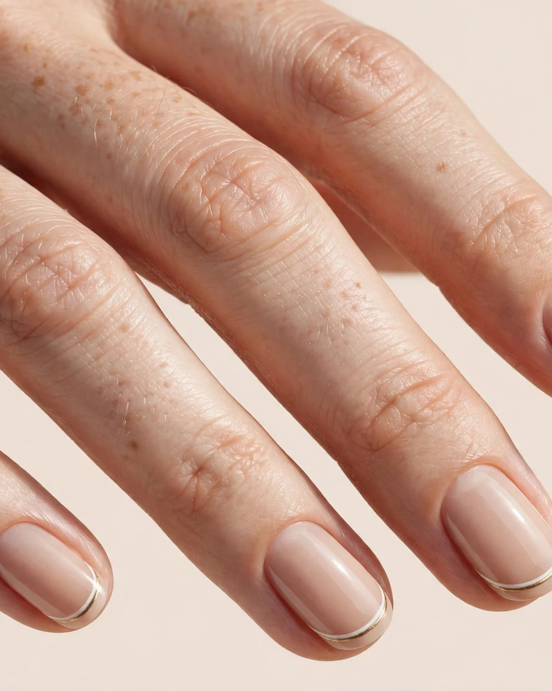Double-Line French Tips