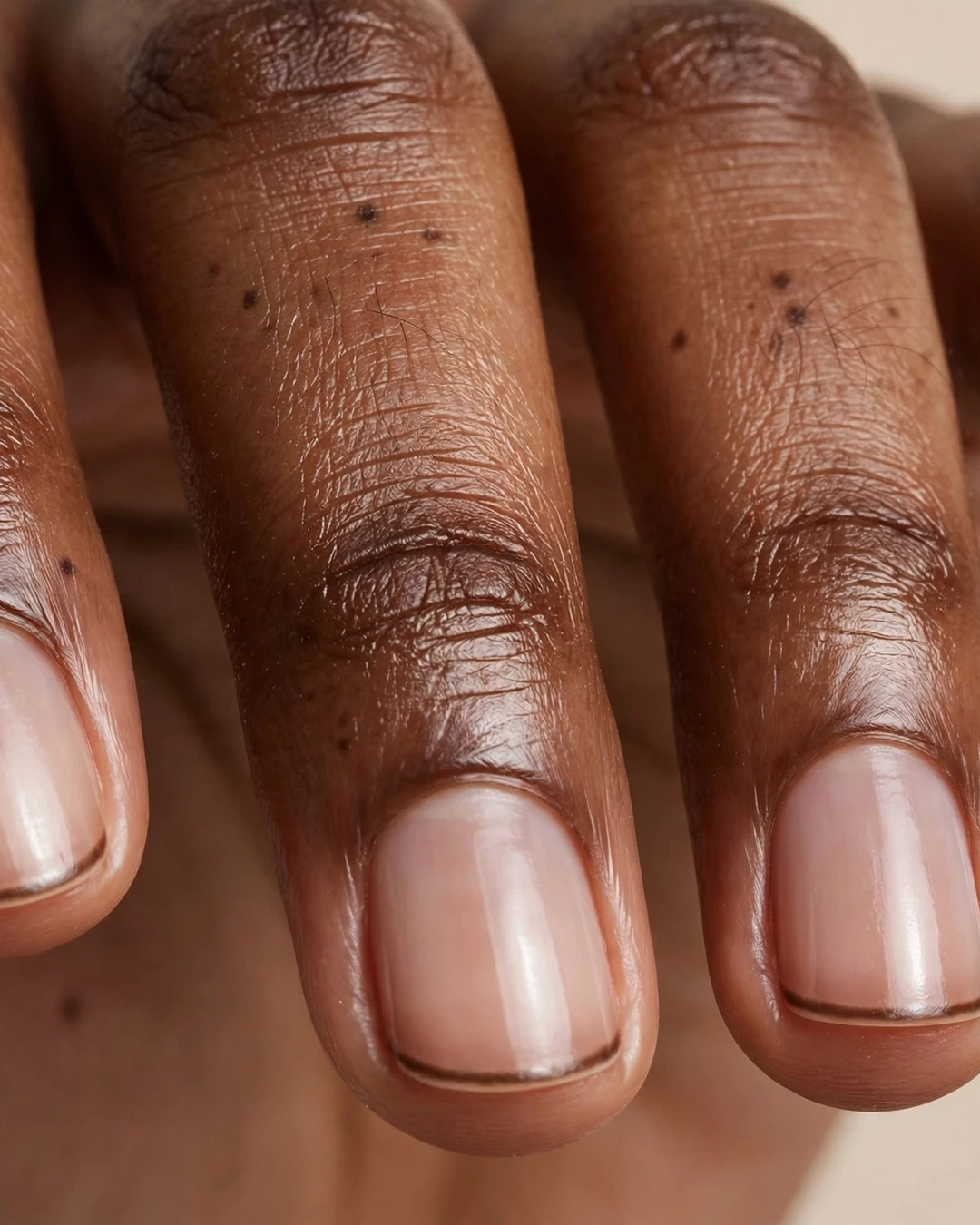 Micro Fall French Tip Nails