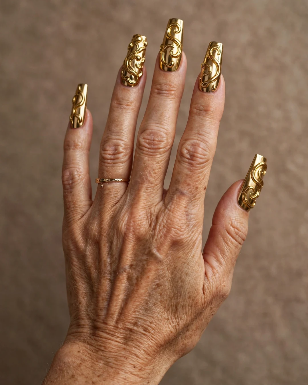 Liquid Molten Gold 3D