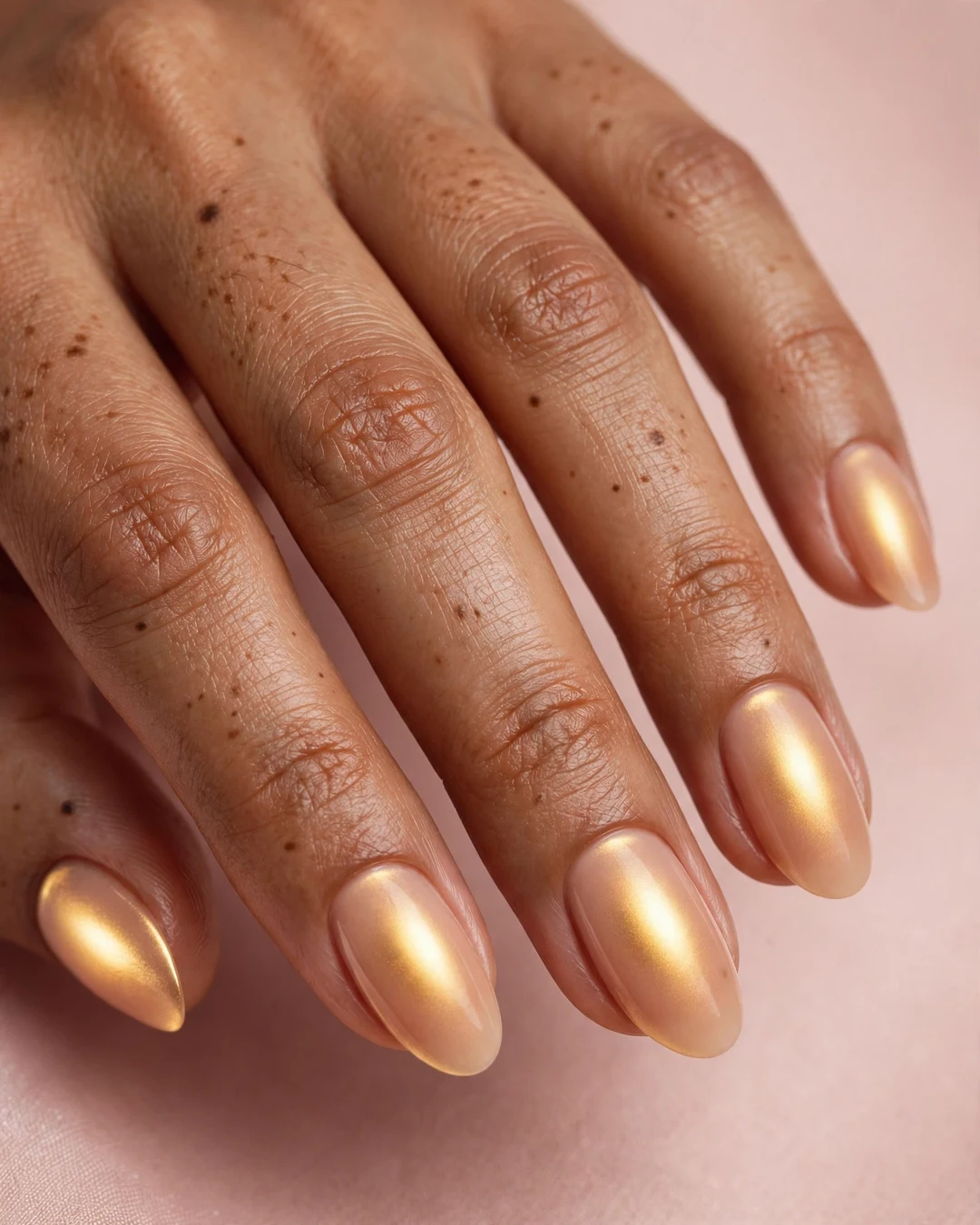 Gold Chrome Aura Glow