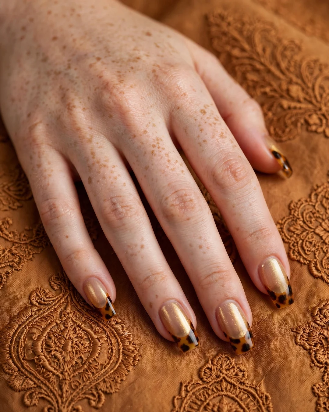 Tortoiseshell Gold Tips