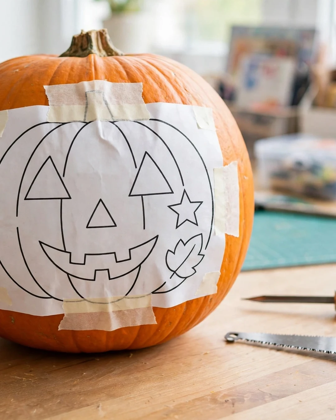 How to Use a Pumpkin Carving Stencil and Make Carved Pumpkins Last Longer
