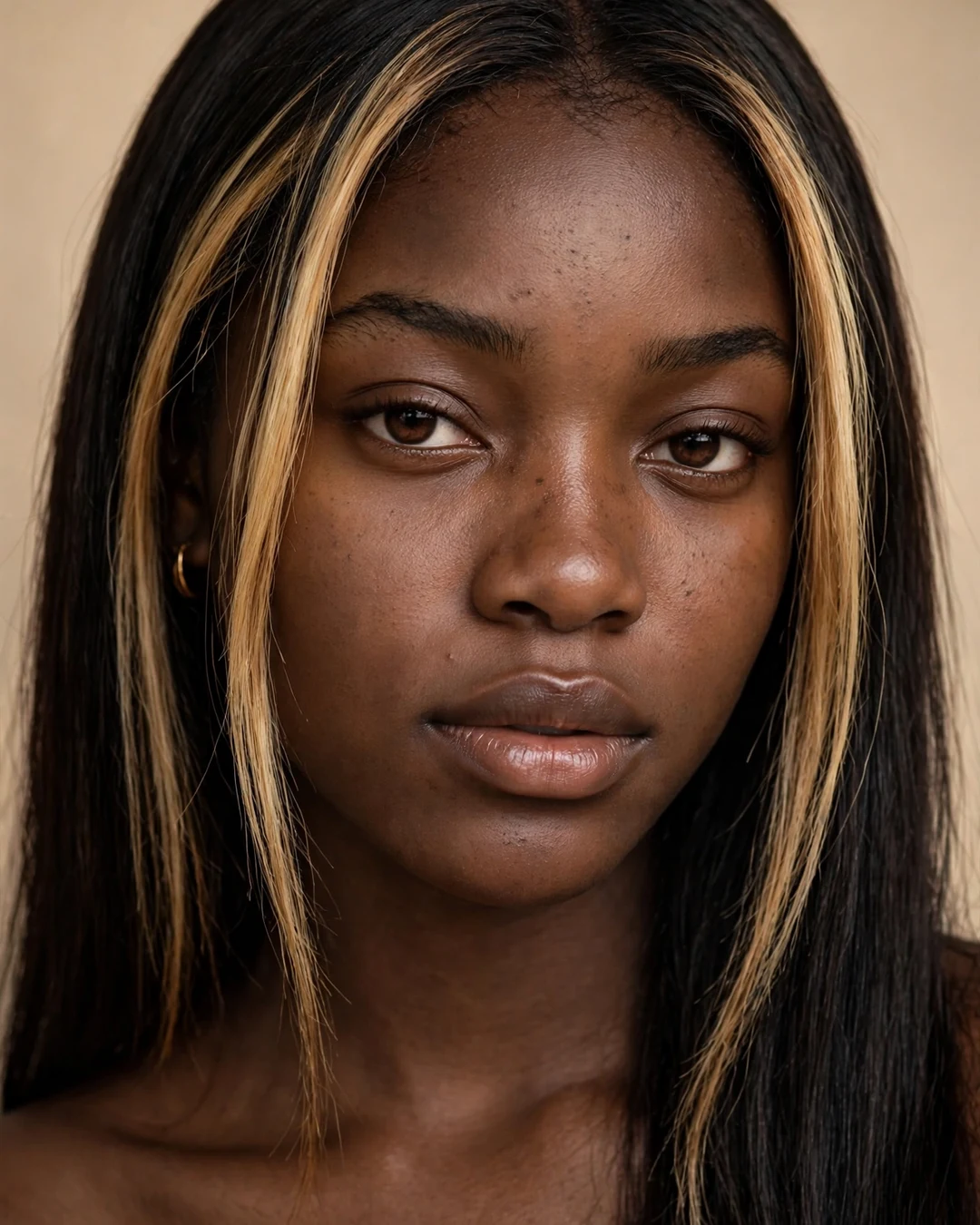 Face-Framing Honey Highlights
