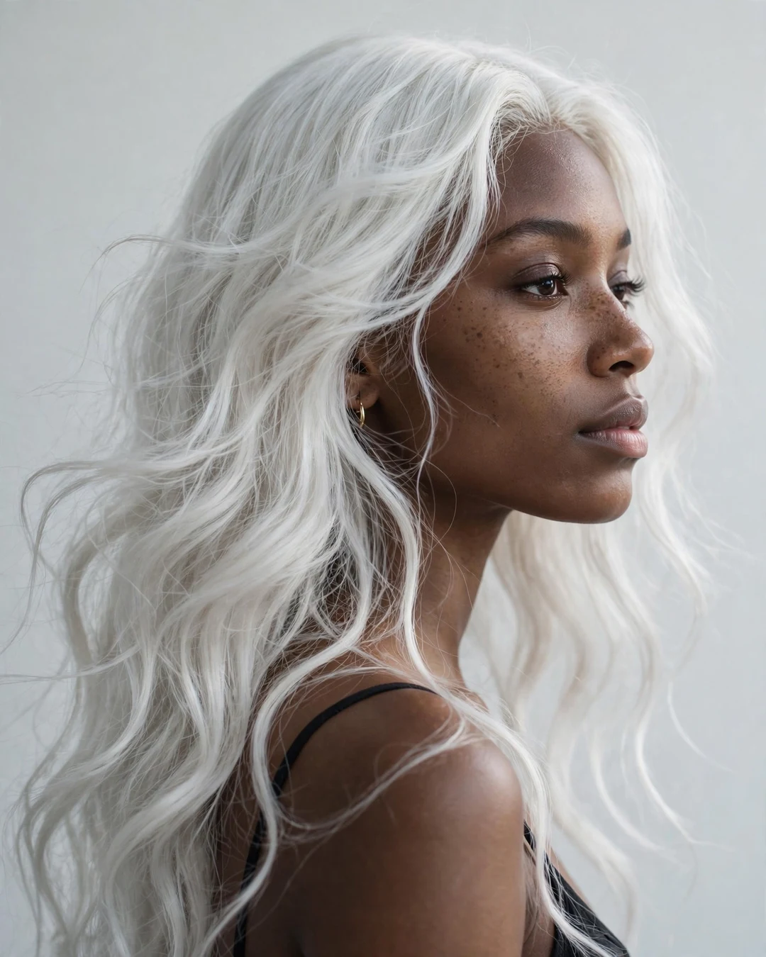 Ghostly White-Blonde Waves