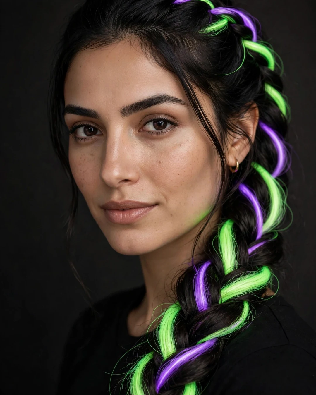 Glow-in-the-Dark Braid Extensions