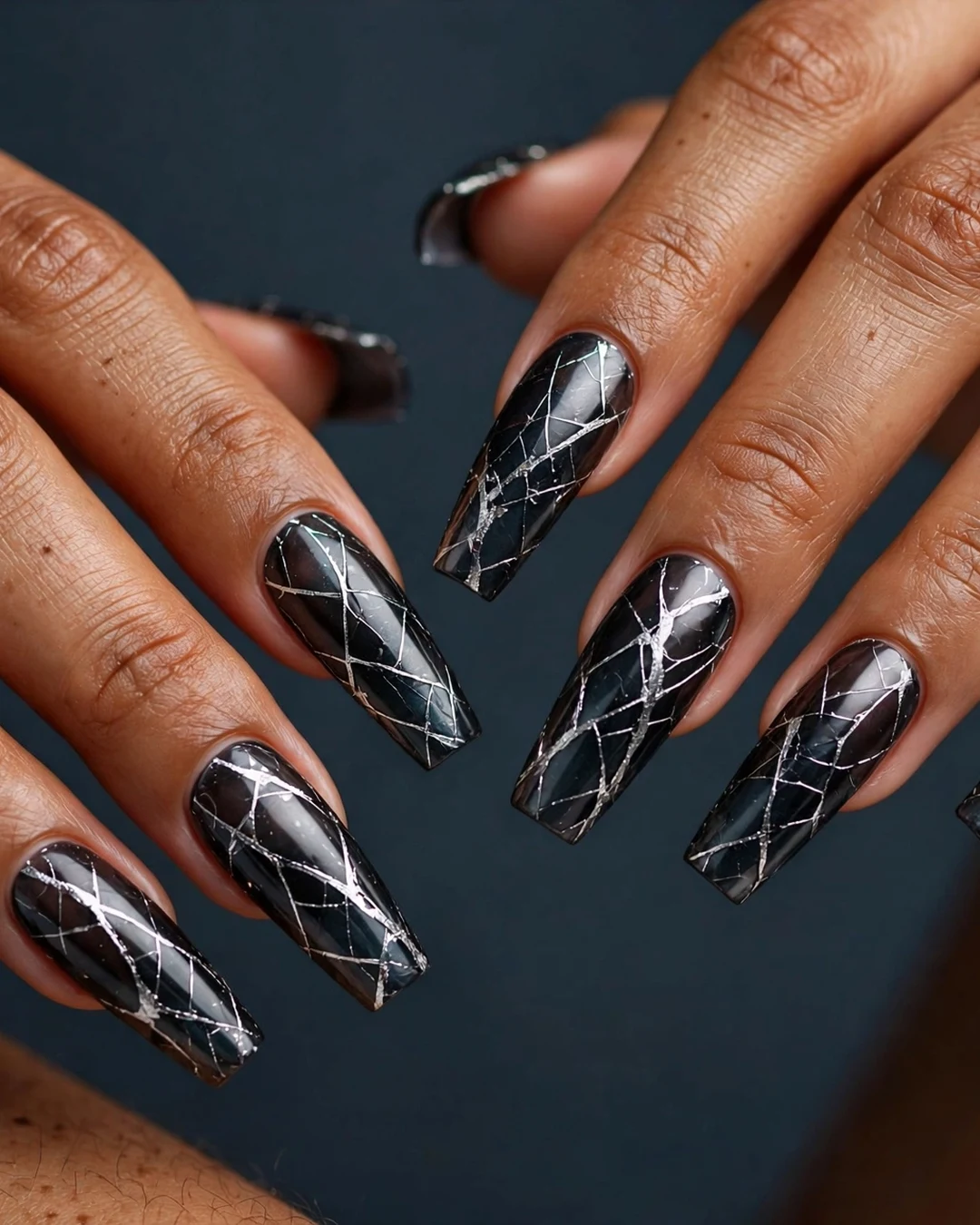 Cracked Glass Chrome