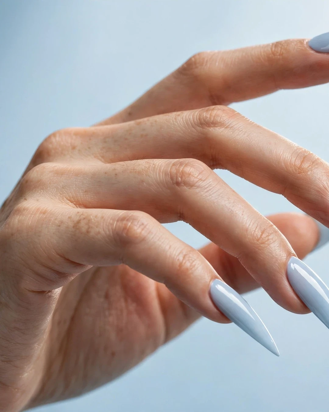Pale Blue Stiletto