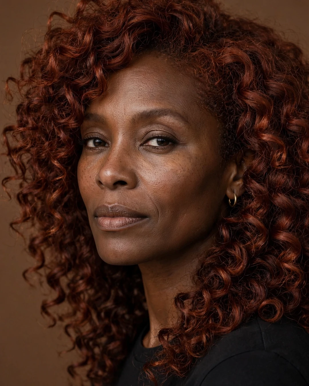 Deep Auburn-Copper Curls