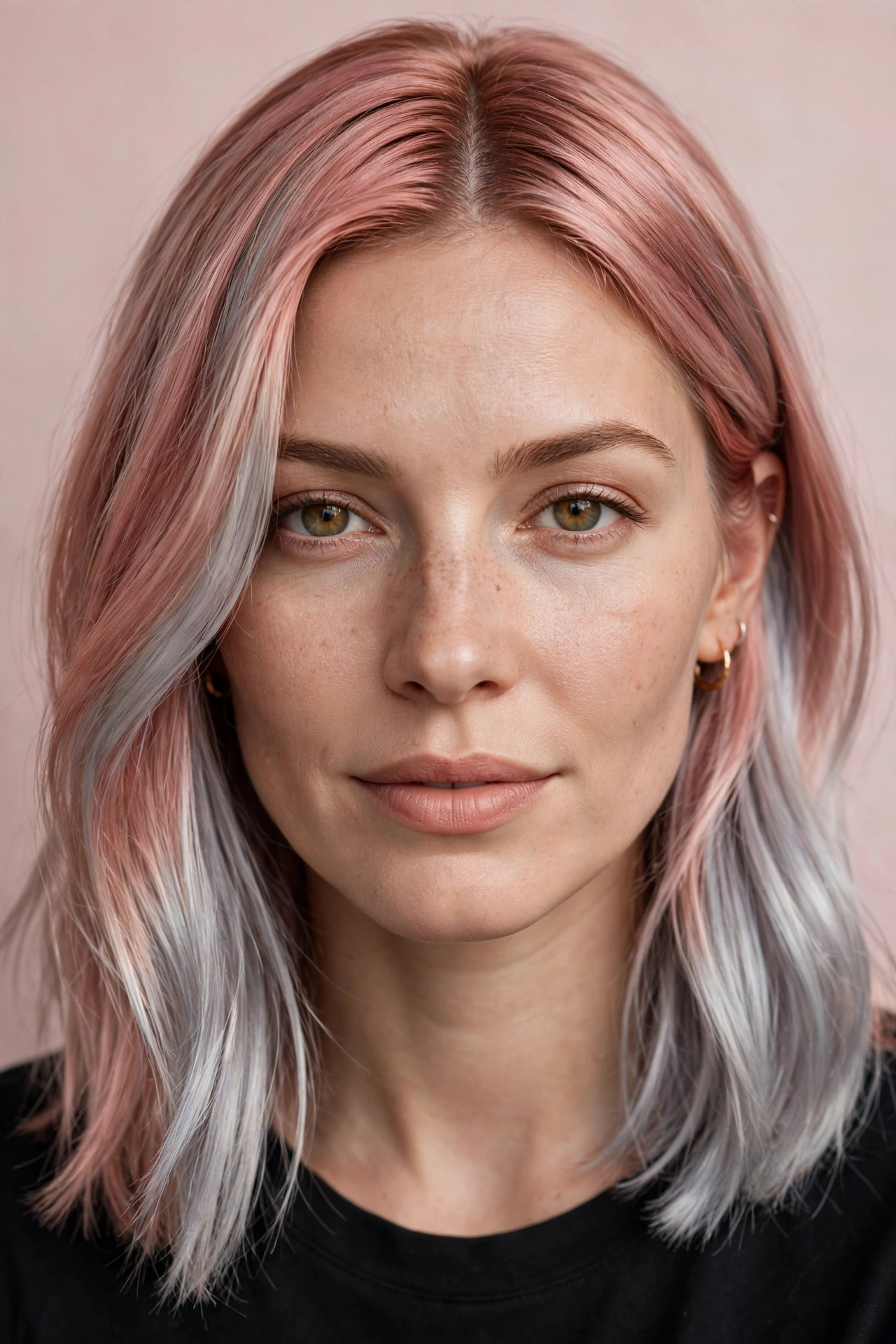 Rose Gold and Silver Color Melt