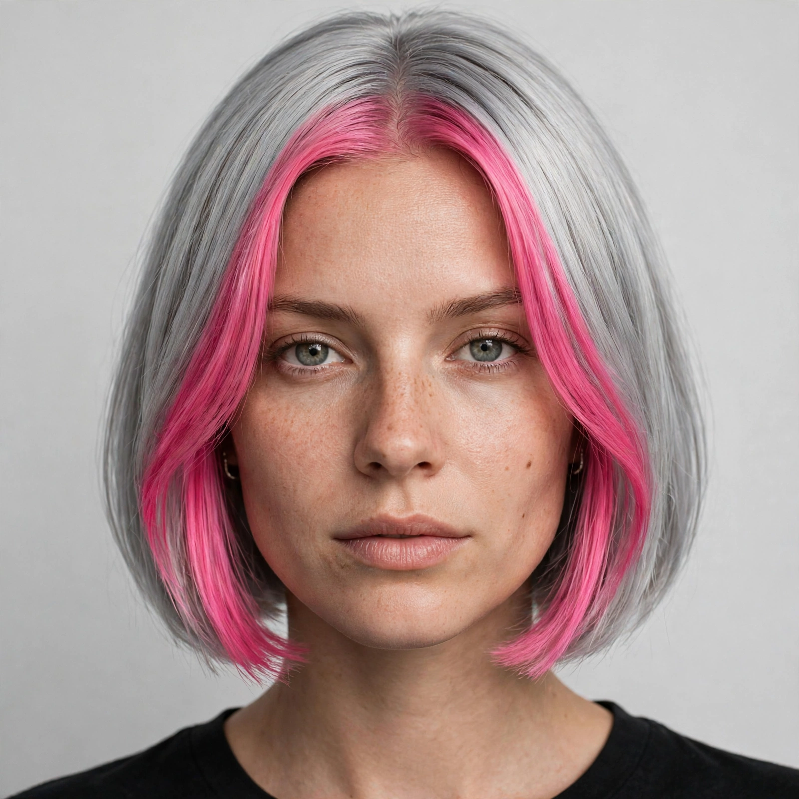 Pink Money Piece on a Silver Bob