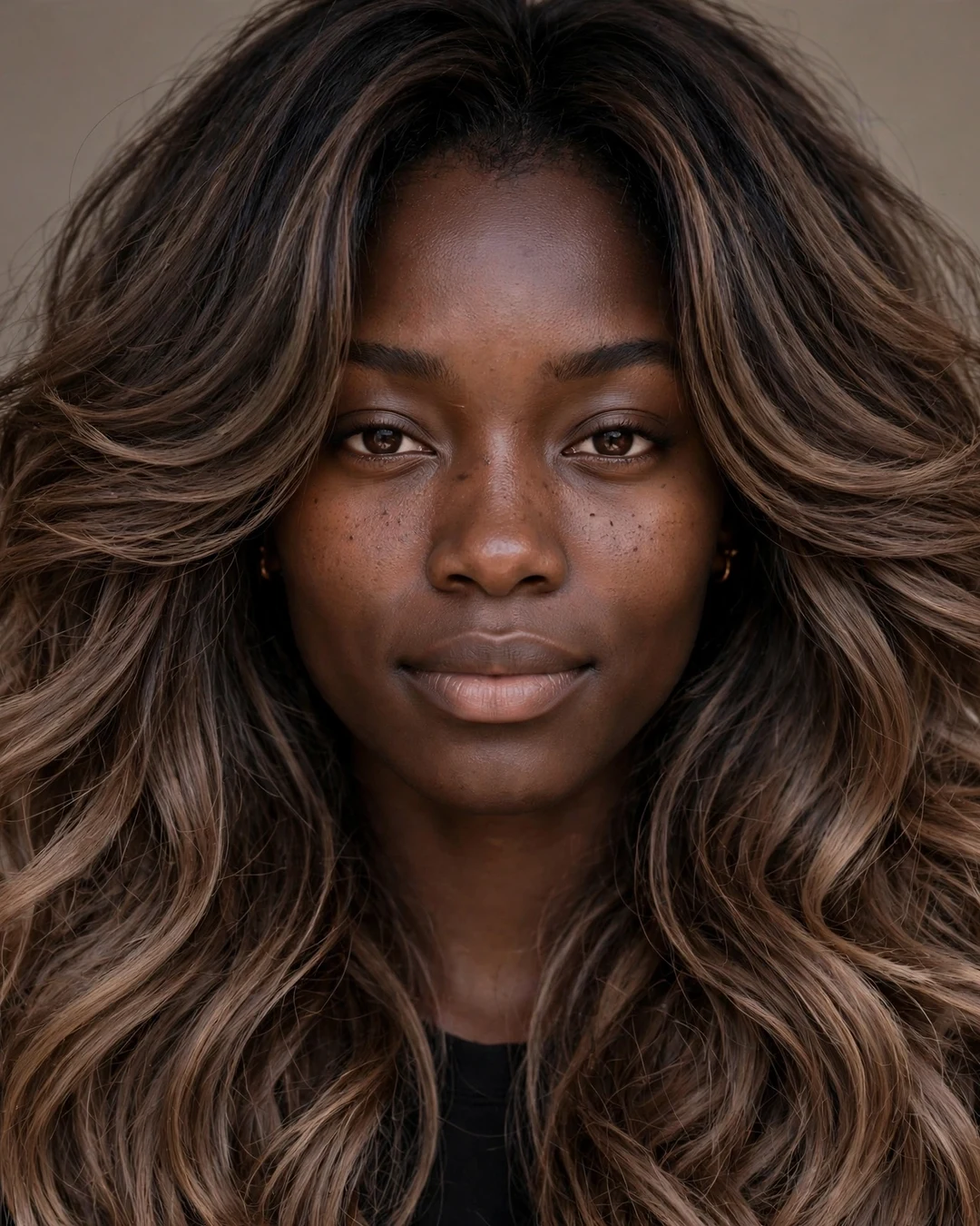 Classic Mocha Mousse Balayage