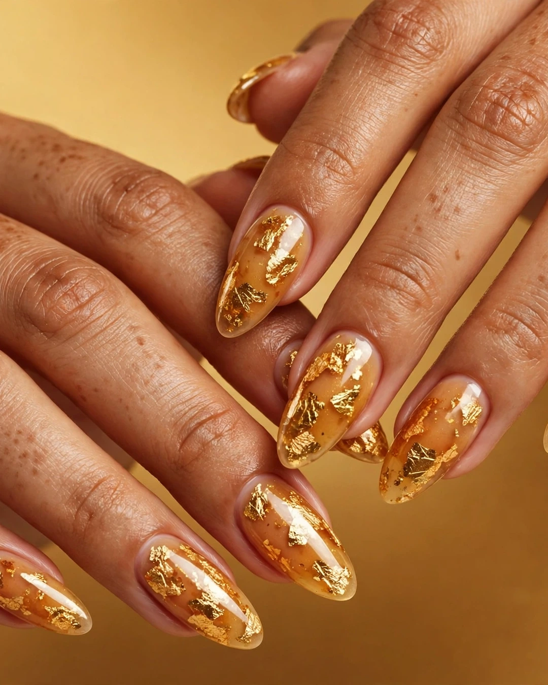Golden Amber Foil