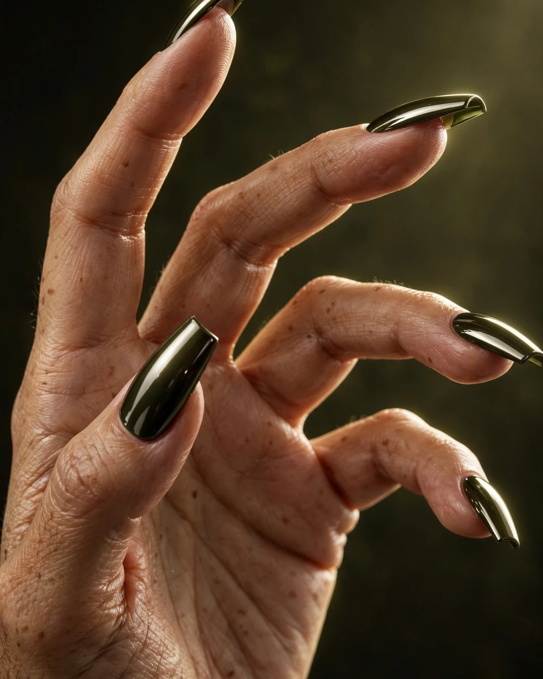Deep Olive Coffin Chrome