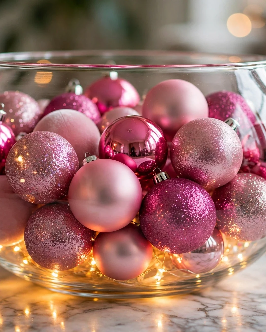 Pink Bauble Bowl
