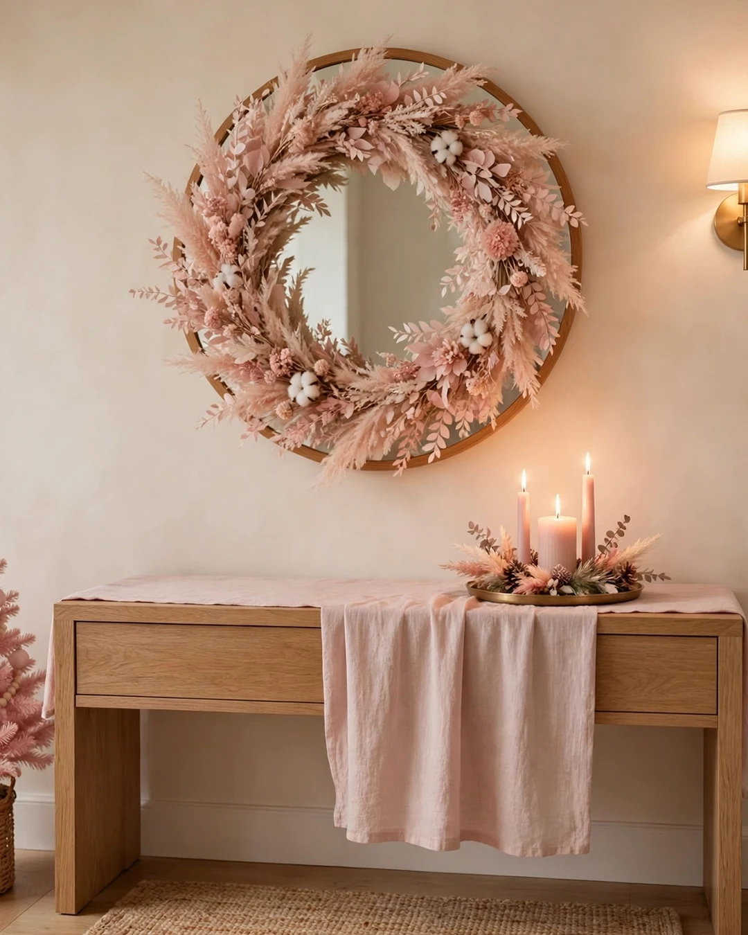 Pink Entryway Moment