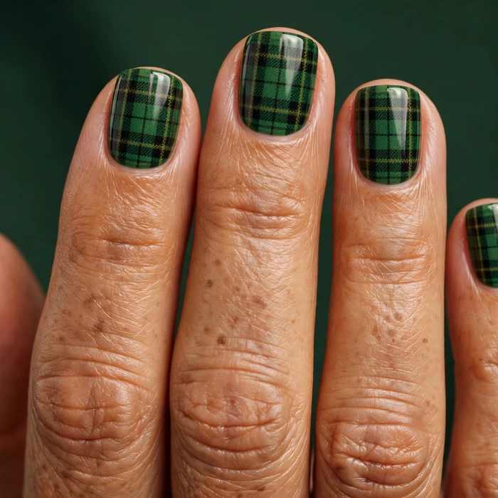 Short Square Forest Tartan