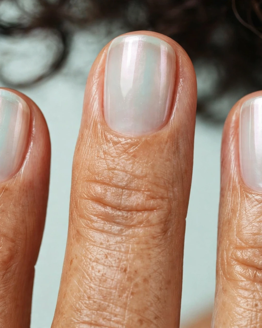 Pearlescent Jelly Nails