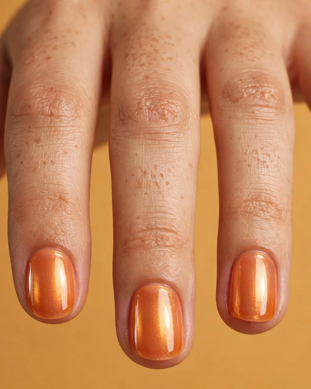 Glazed Pumpkin Donut Nails