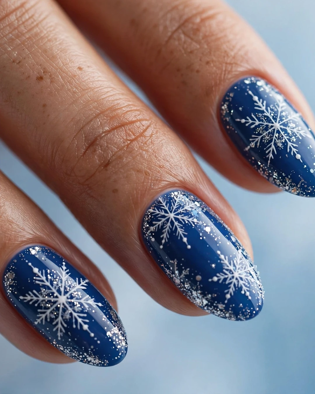 21 Snowflake Nail Ideas for a Magical Winter Manicure