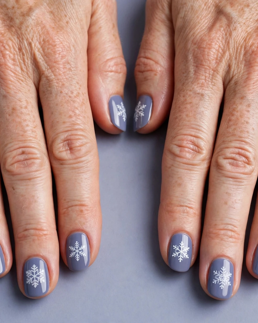 Snowflake Nail Sticker Manicure