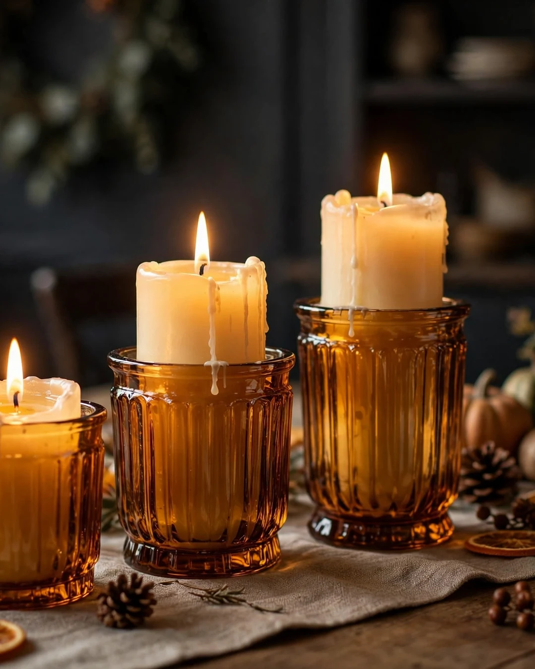 Golden Candlelight Glow