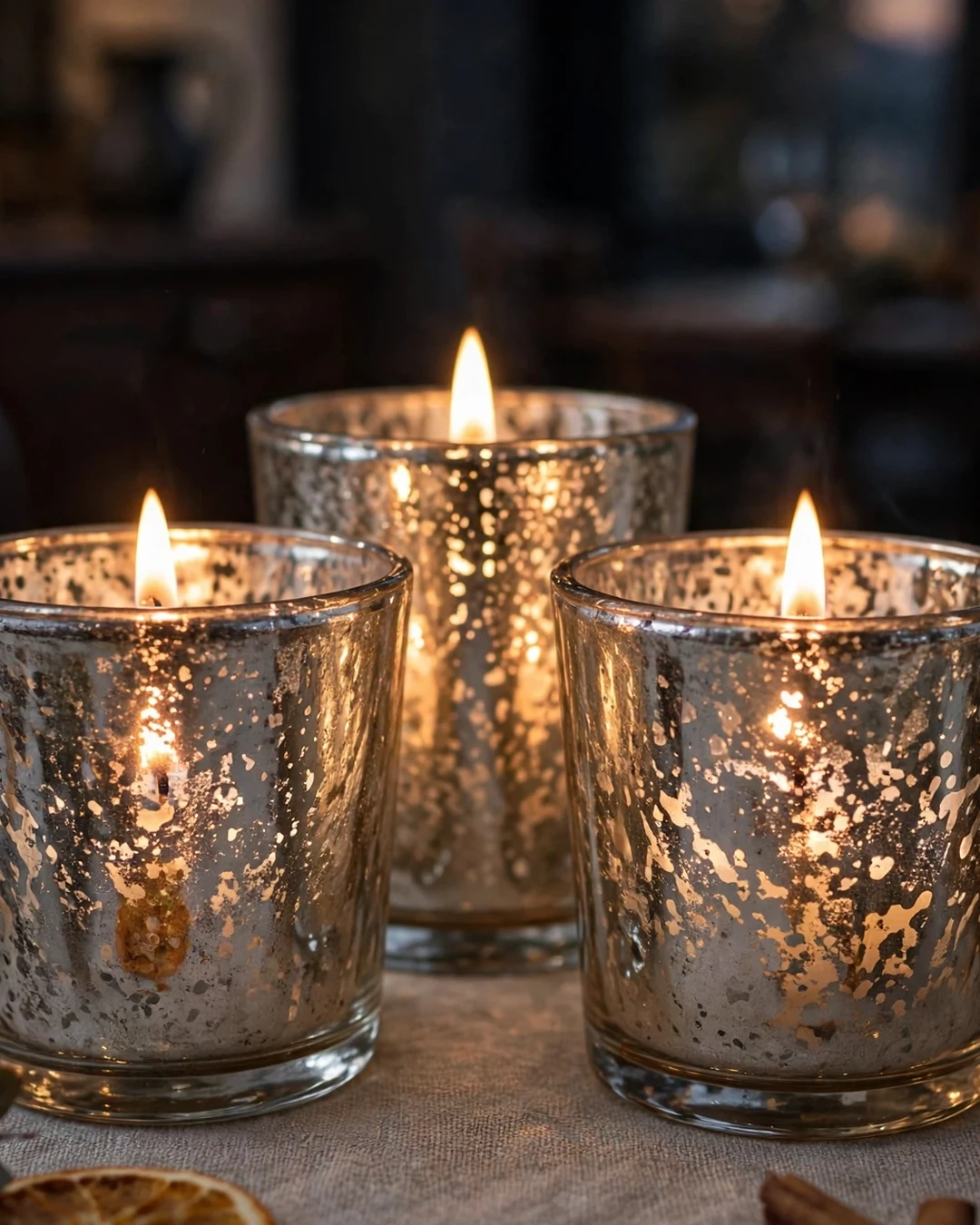 Mercury Glass Votives