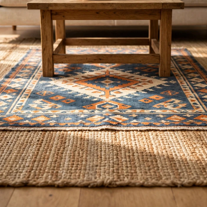 Layered Rugs for Warmth Underfoot