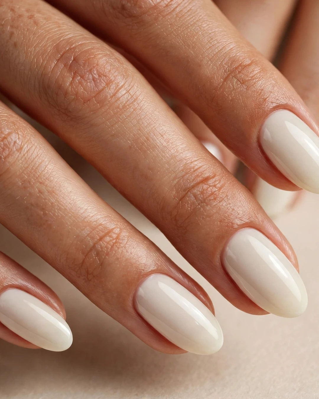 Creamy Almond Vanilla Nails