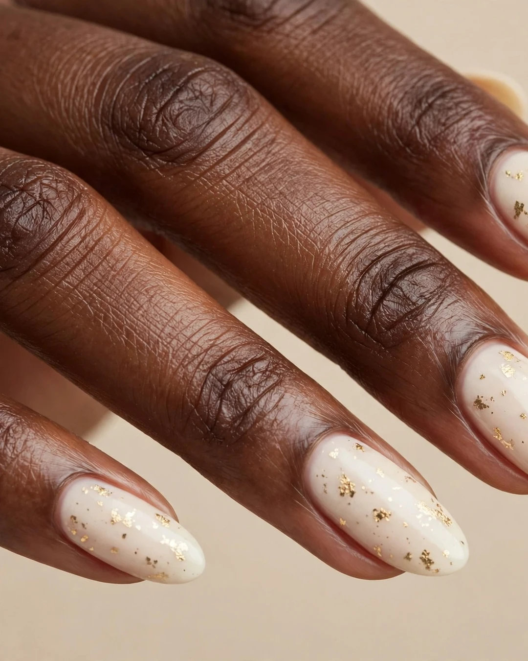 Vanilla with Gold Foil Flakes