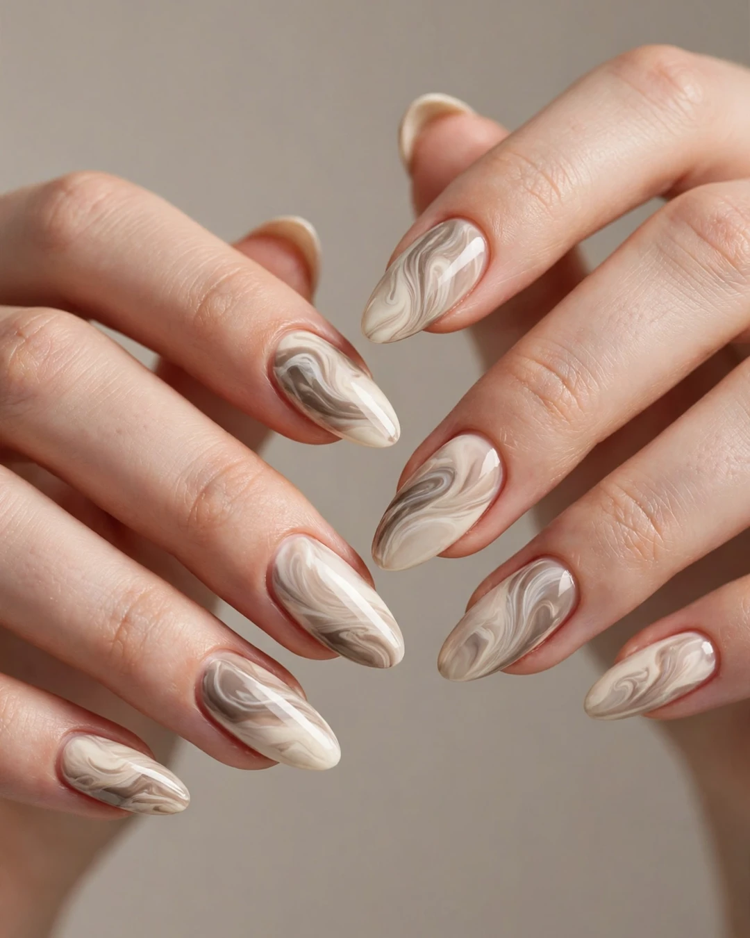 Vanilla Marble Swirls