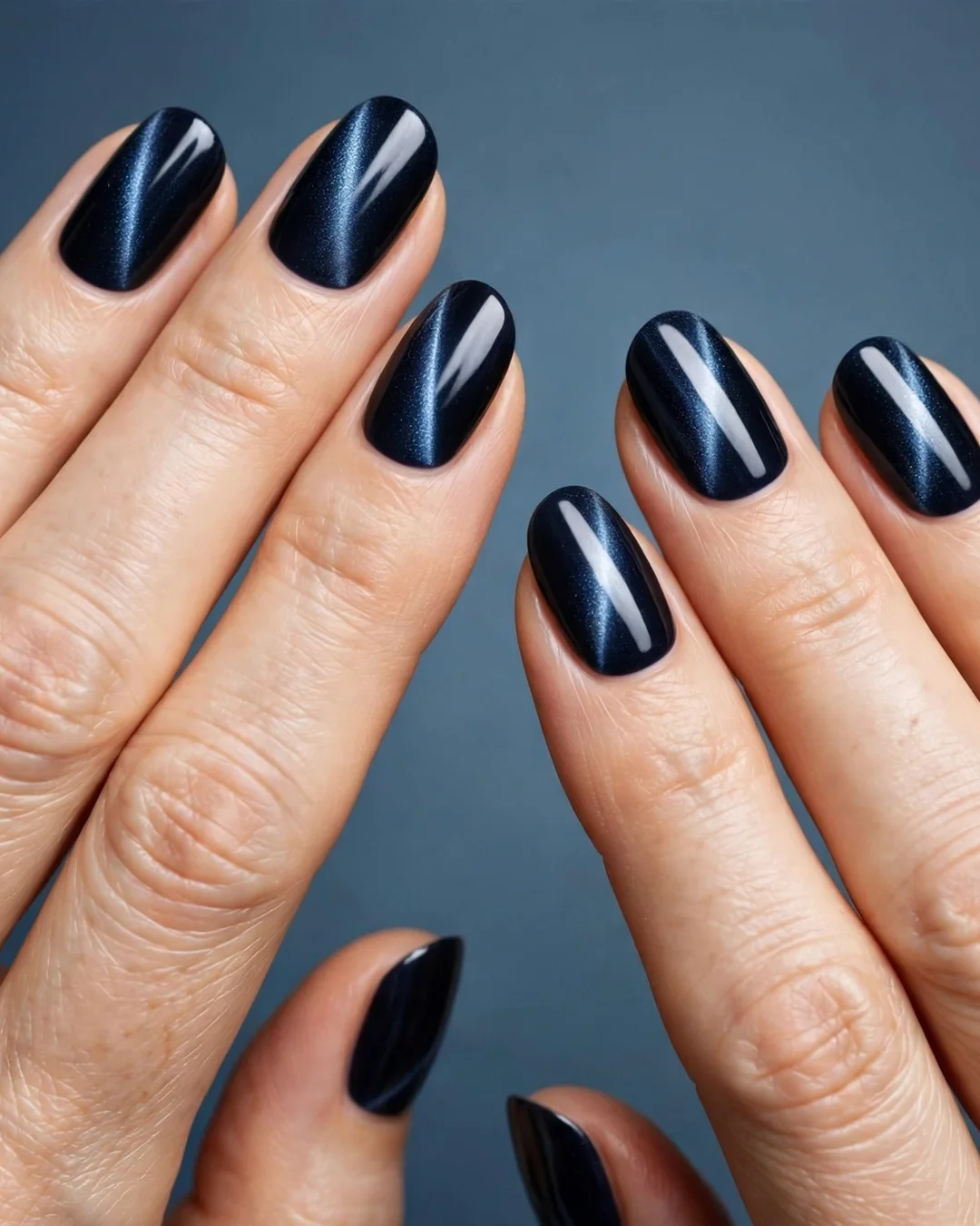 Midnight Navy Cat-Eye Glow