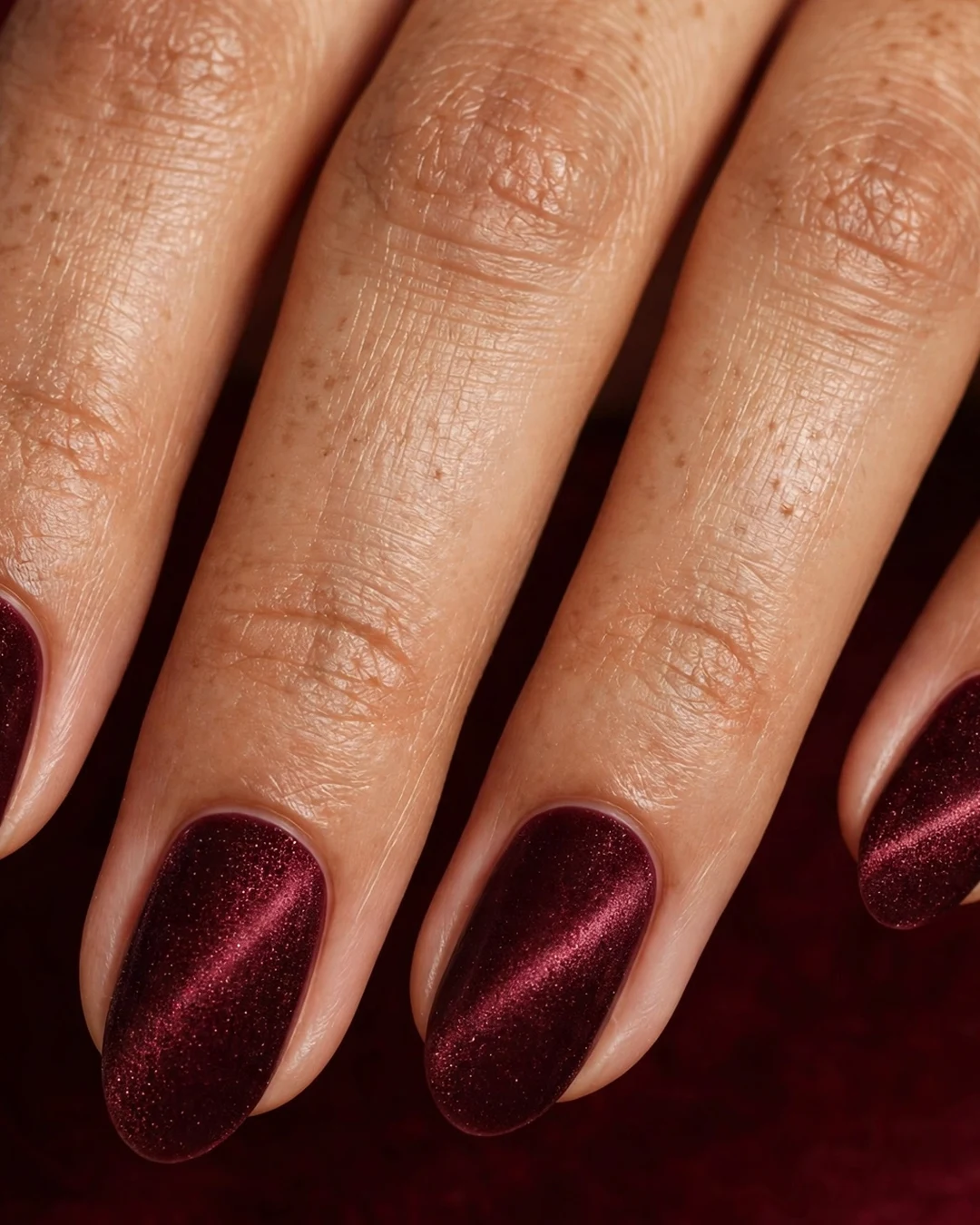 23 Velvet Nail Ideas for a Rich Winter Manicure