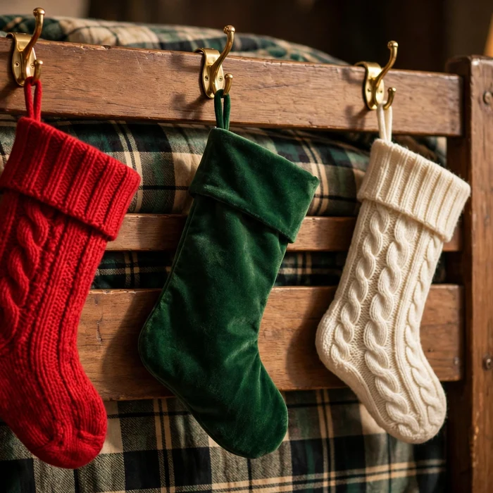 Hang Stockings on the Bed Foot